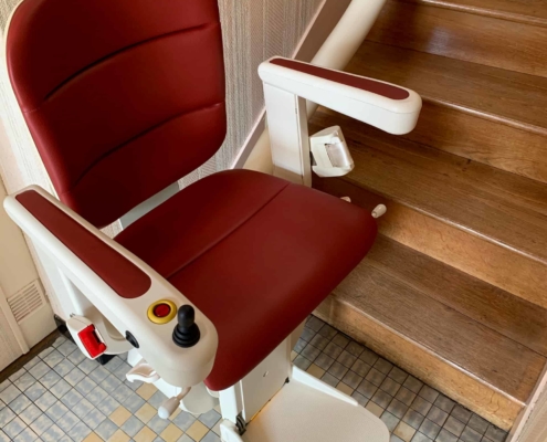 Monte-escalier courbe Durtal